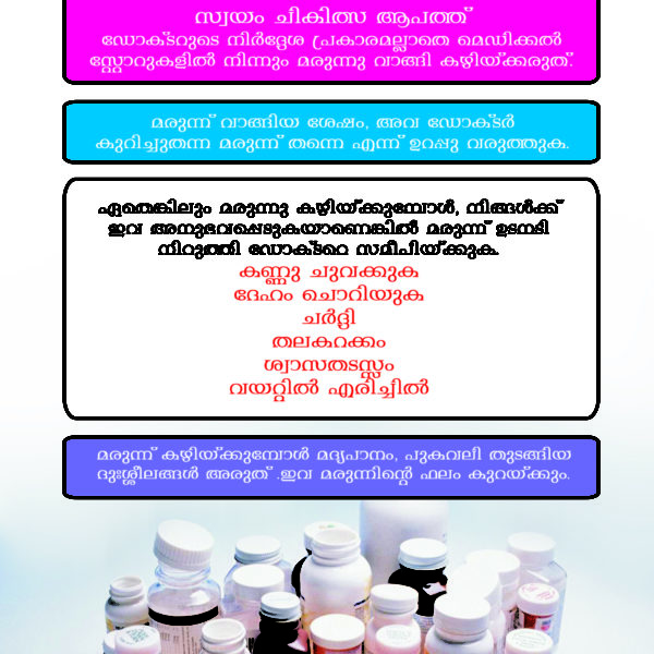 Points to note while taking medicines (Malayalam) DP69M Smart Doc
