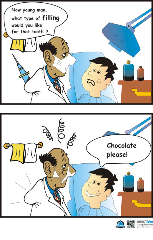 Chocolate filling -cartoon .DP-84 | Smart Doc Posters