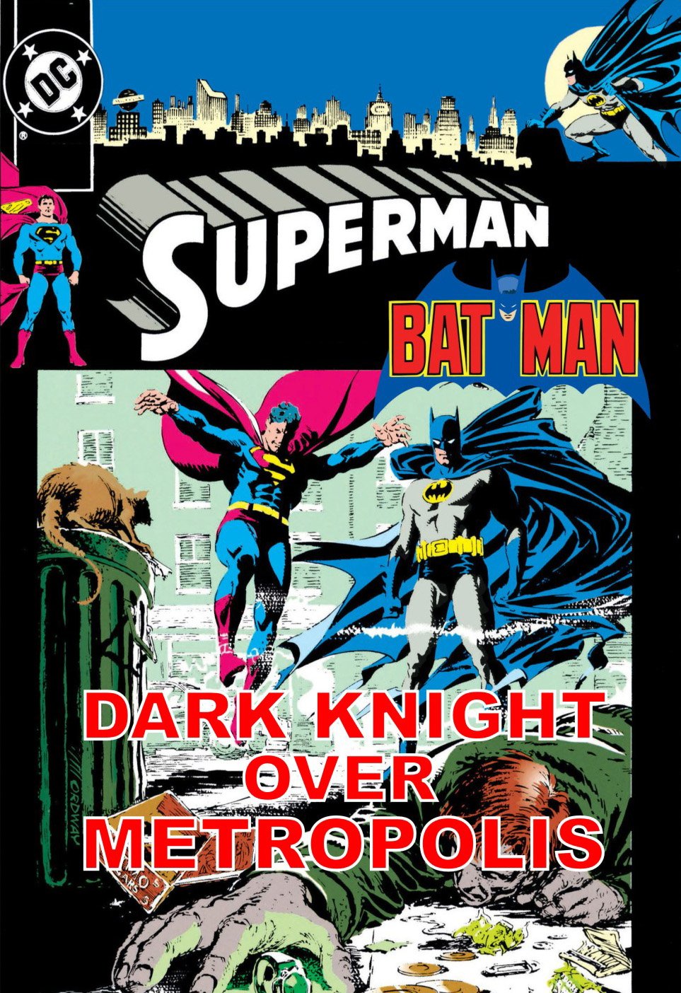 CLP-1174 SUPERMAN & BATMAN – DARK KNIGHT OVER METROPOLIS